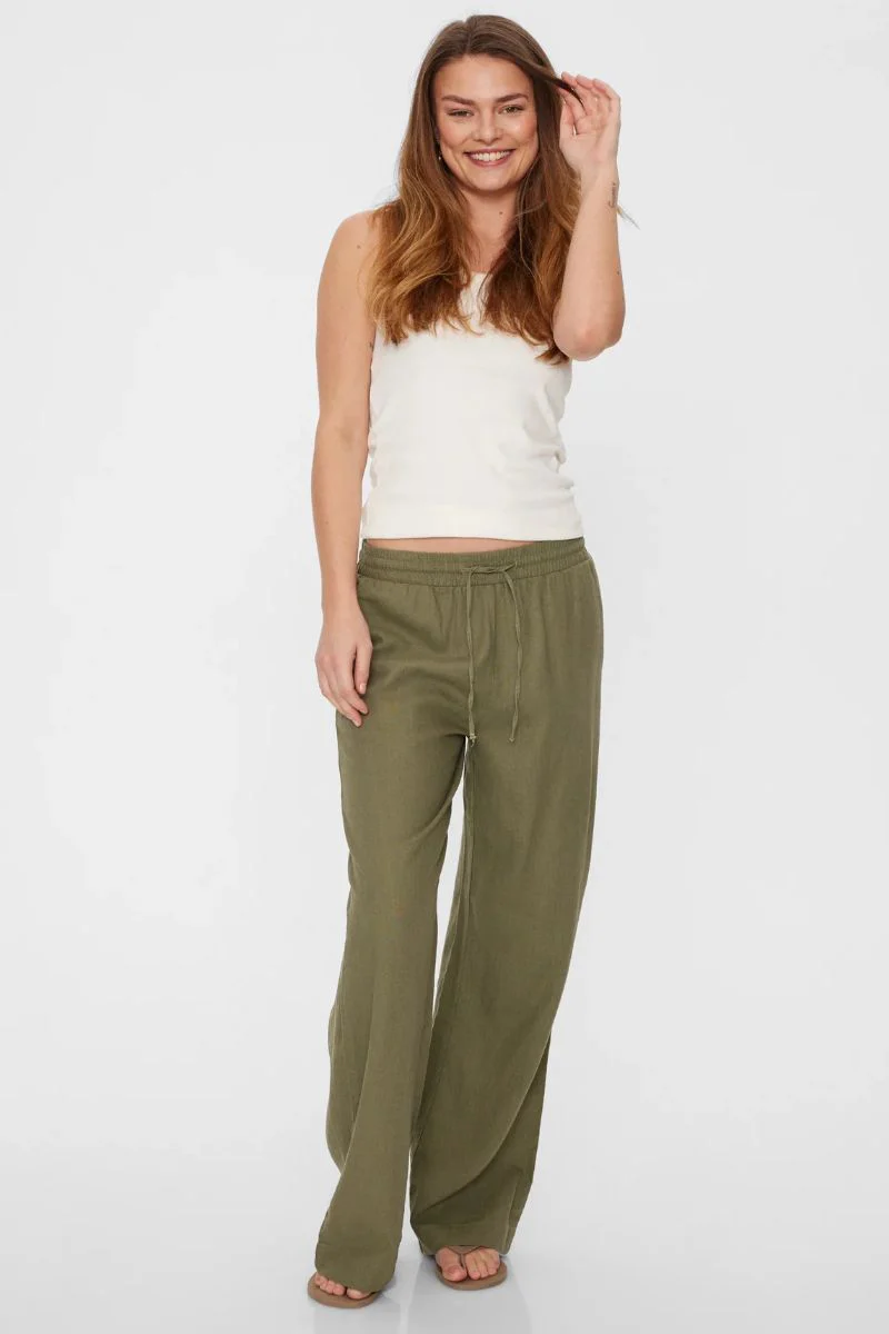 Lava Pant 127405 | Deep Lichen Green | Bukser fra Freequent - Image 7