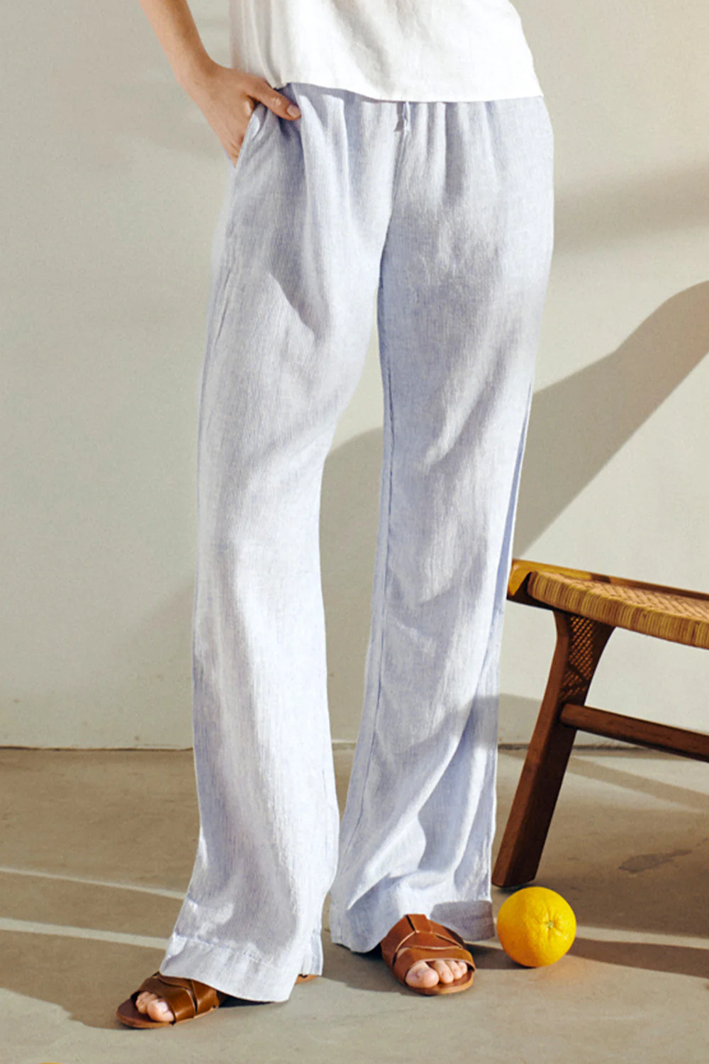 Lava Pants Stripe 204305 | Ultramarine W. Star Offwhite - Image 3