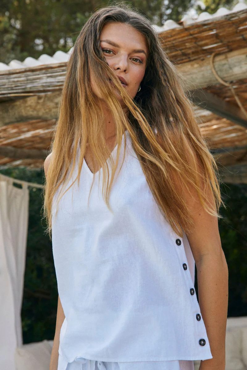 Lava Top 204160 | Brilliant White | Tanktop fra Freequent
