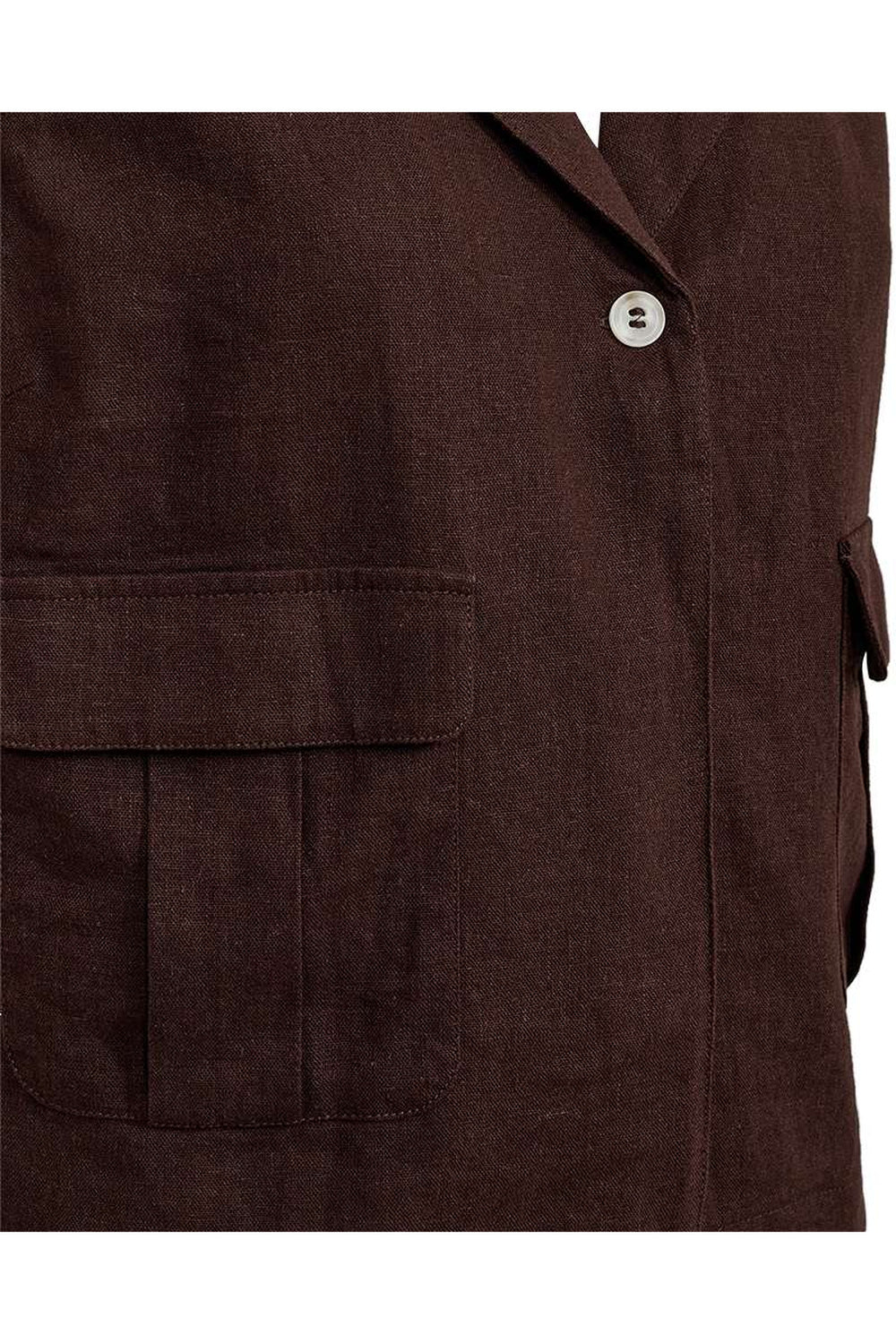 Lava Waistcoat 208323 | Coffee Bean | Vest fra Freequent - Image 4