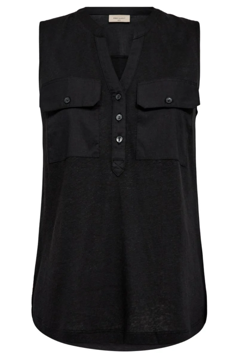 Lavina Top 205756 | Black | Tanktop fra Freequent