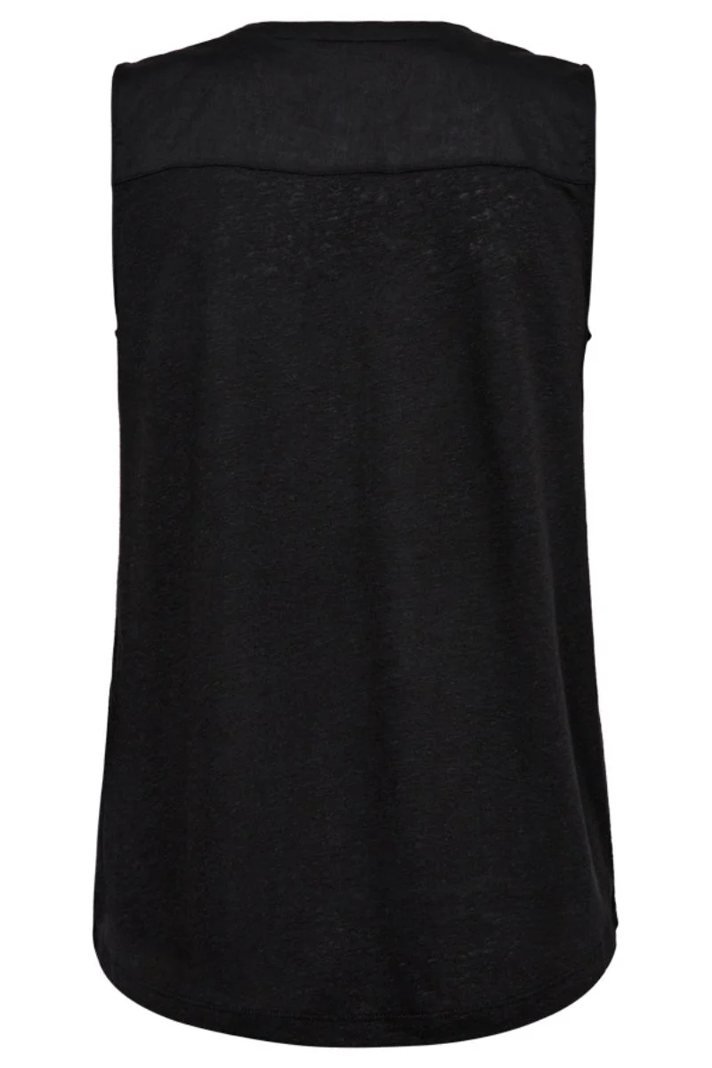 Lavina Top 205756 | Black | Tanktop fra Freequent - Image 2