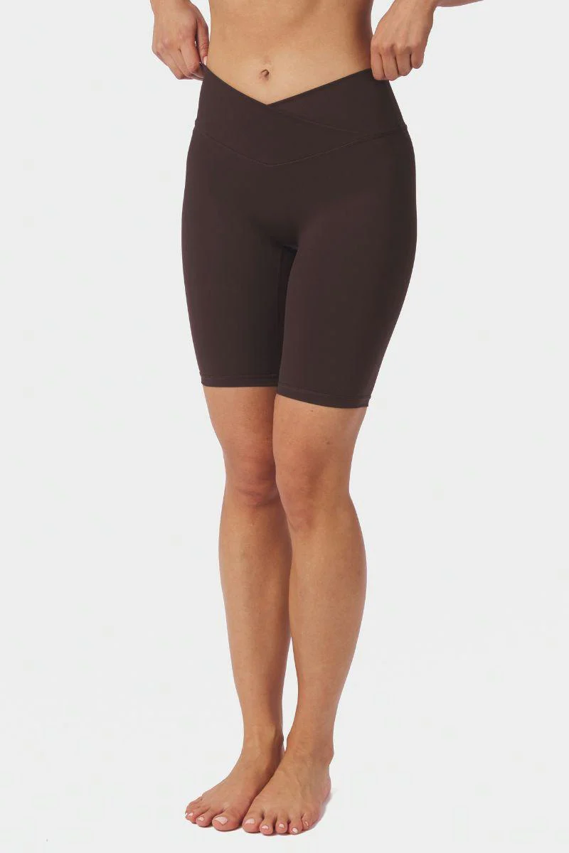 Lea Wrap Shorts | Chocolate Brown | Shorts fra Neo Noir - Image 3
