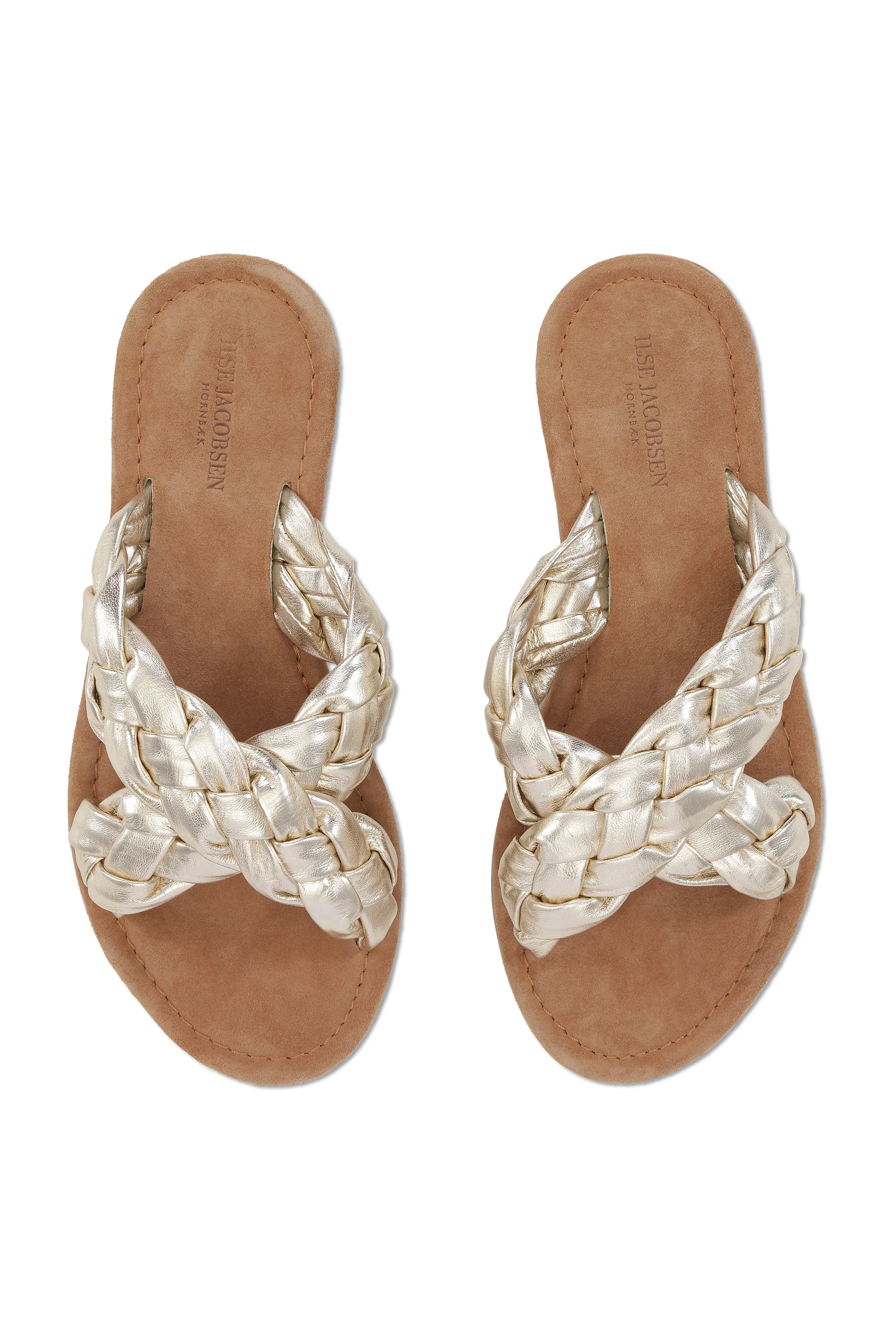 Leather Sandal Vera1006 | Silver | Sandaler fra Ilse Jacobsen - Image 4