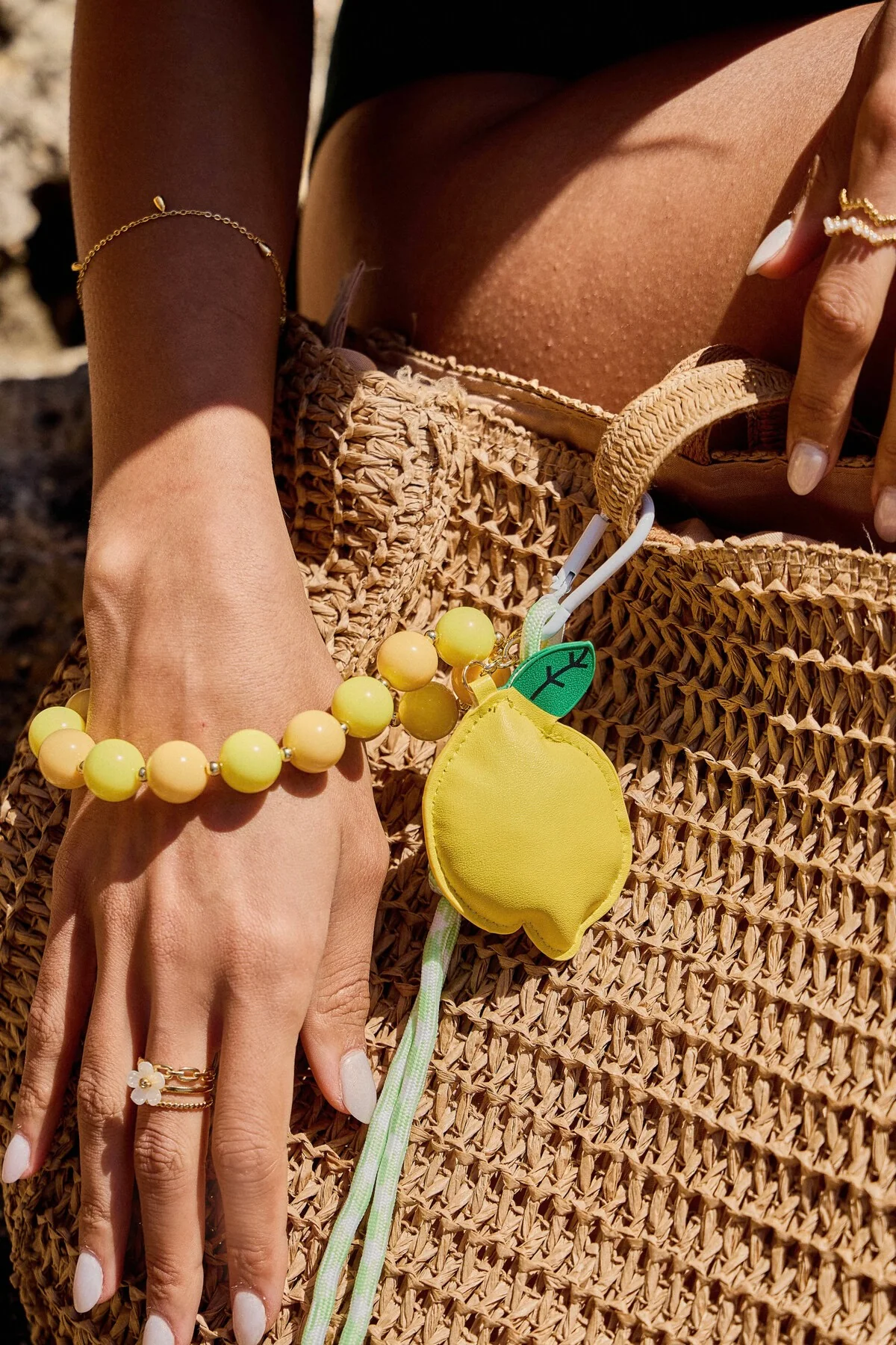 Lemony Beads Bagcharm | Nøglering fra By Timm - Image 2