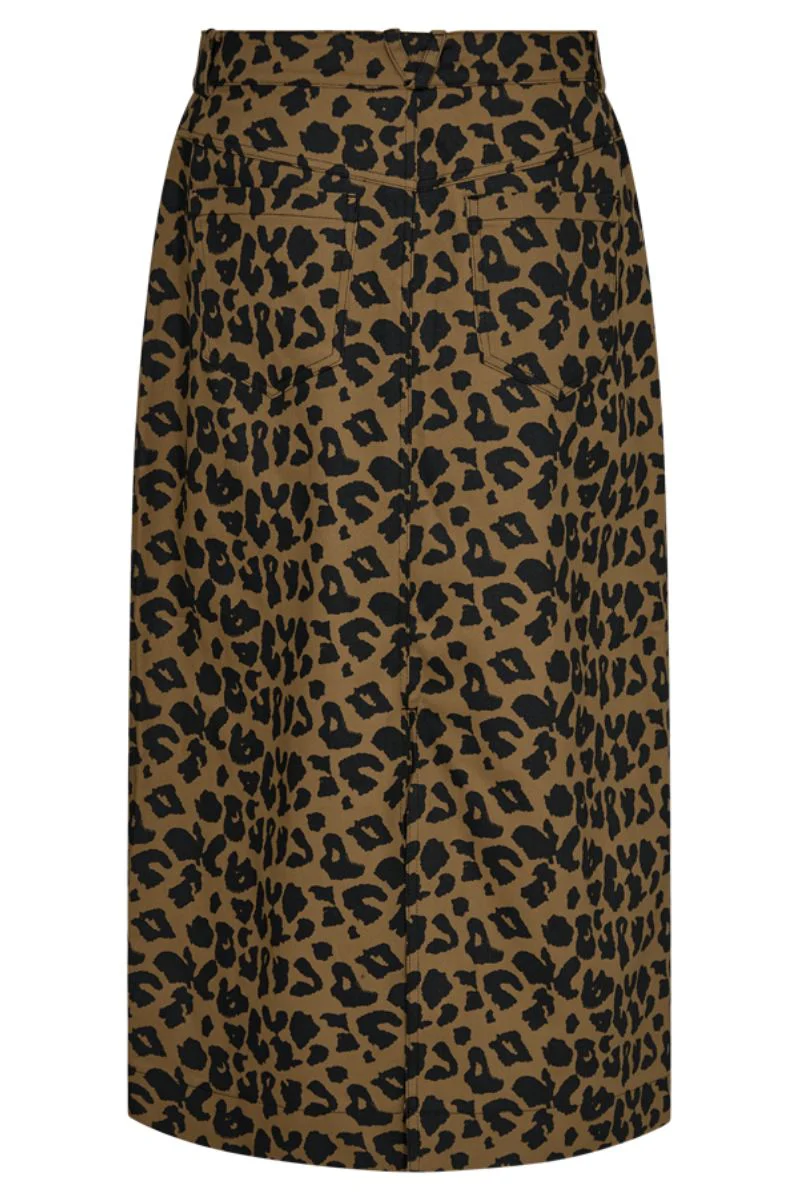 Leora Skirt 204020 | Kangaroo w. Black | Nederdel fra Copenhagen Muse - Image 3