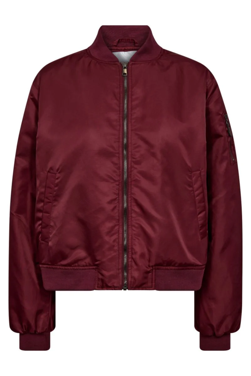 Libby Bomber Jacket 30364 | Winered | Jakke fra Co'couture - Image 2