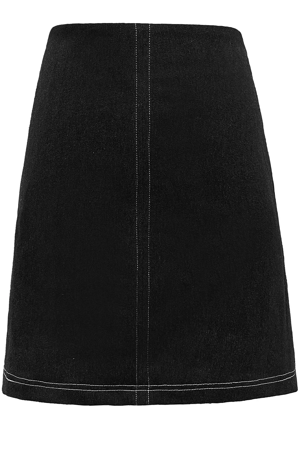 Asta Mini Skirt | Black Denim | Nederdel fra Liberté - Image 4