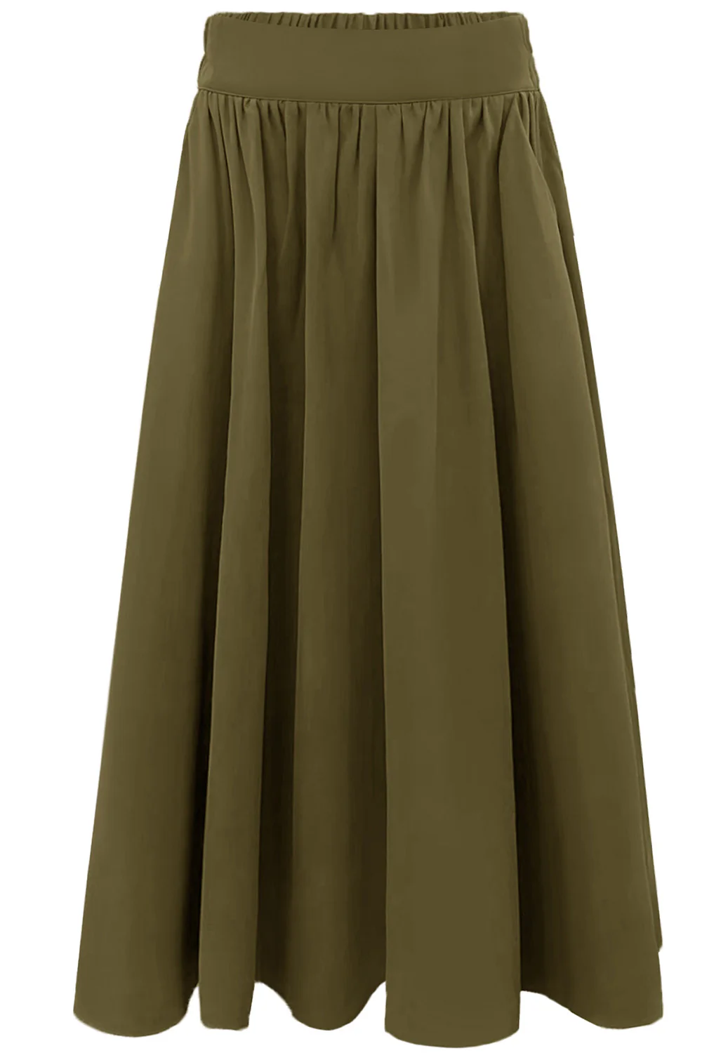 Frede Long Skirt | Army | Nederdel fra Liberté - Image 2