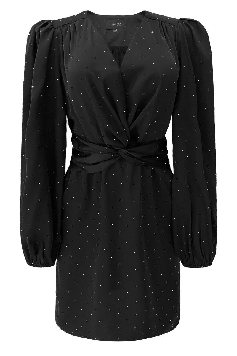 Tiki Ls Twist Dress | Black Diamond | Kjole fra Liberté - Image 2