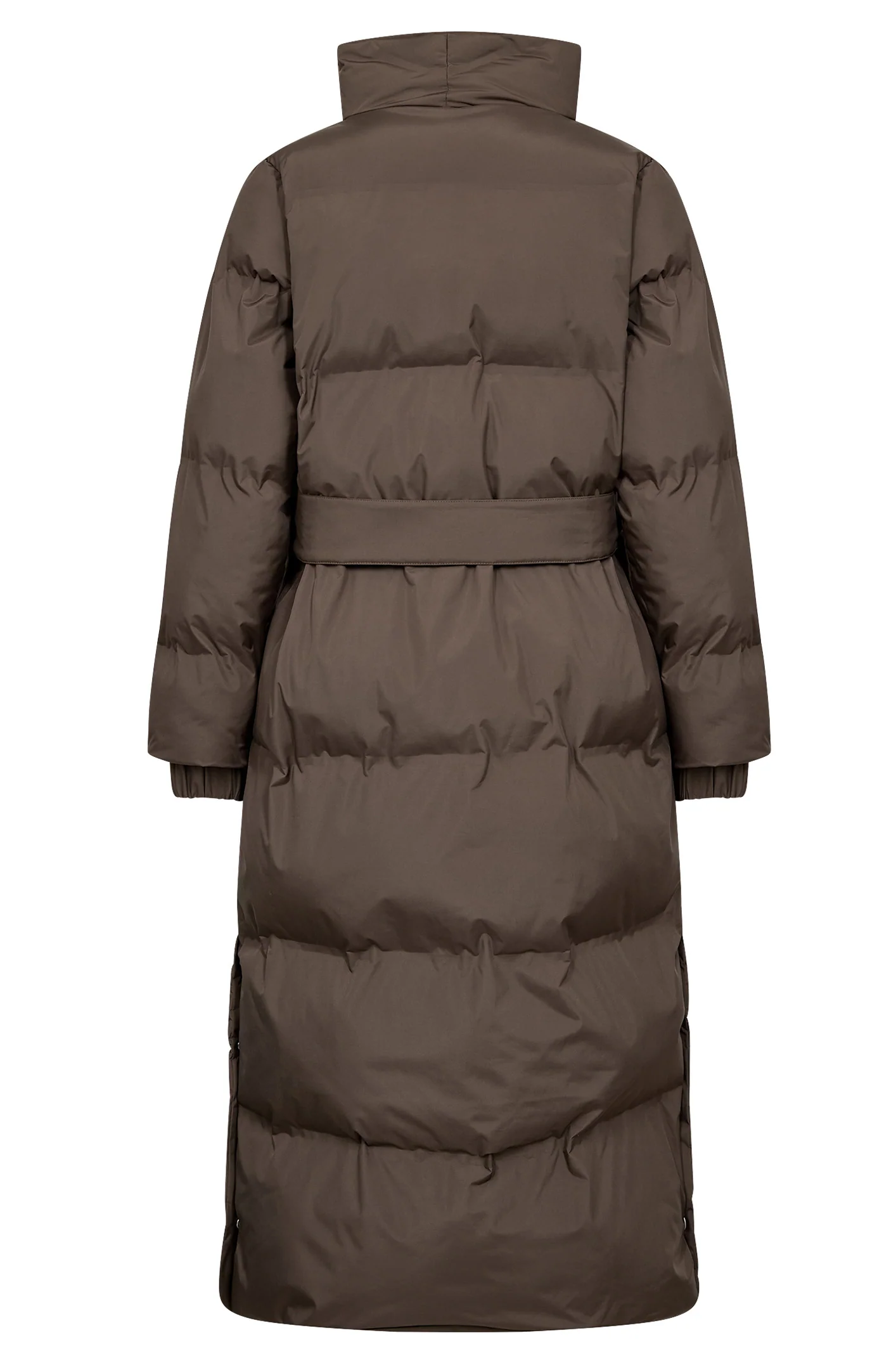 Lilly Long coat | Brun | Frakke fra French Laundry - Image 5