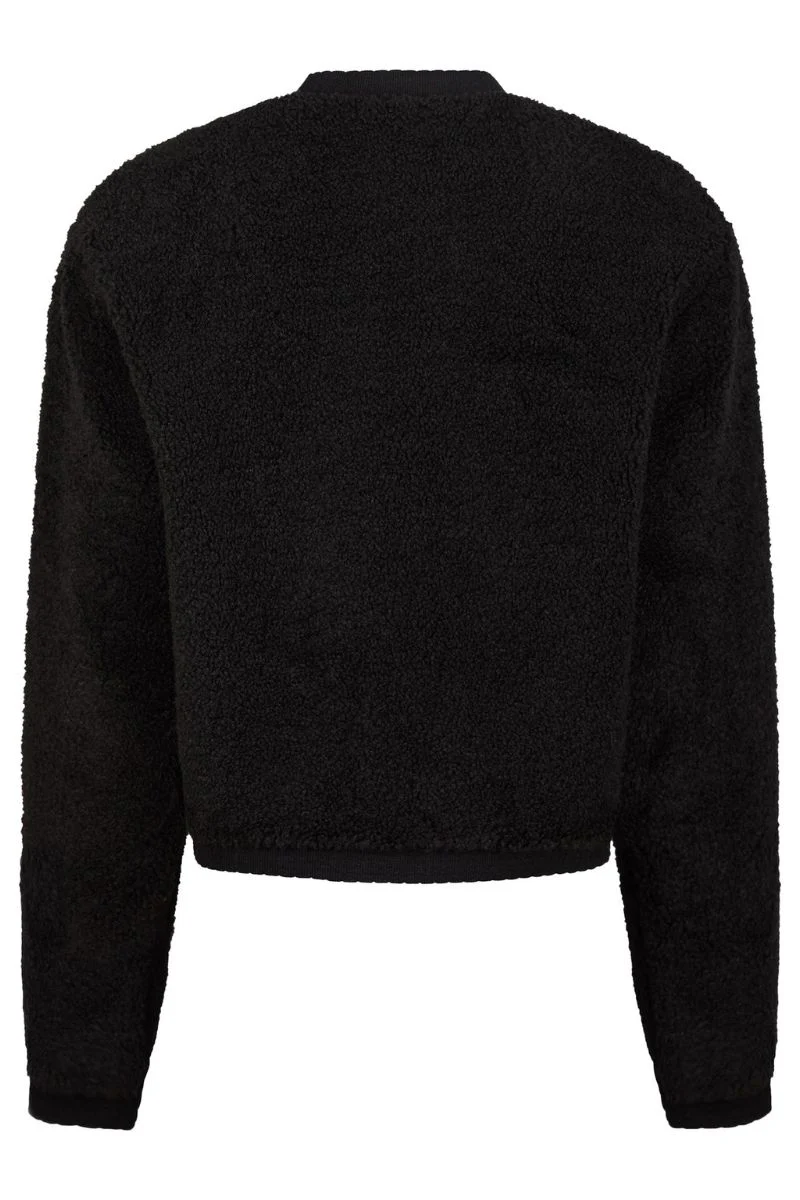 Limo Fluffy Knit Cardigan | Black | Cardigan fra Neo Noir - Image 5
