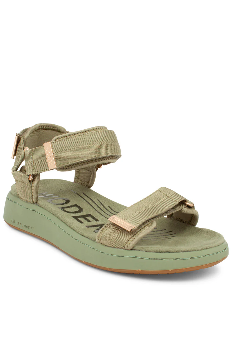 Line | Dusty Olive | Sandaler fra Woden - Image 5
