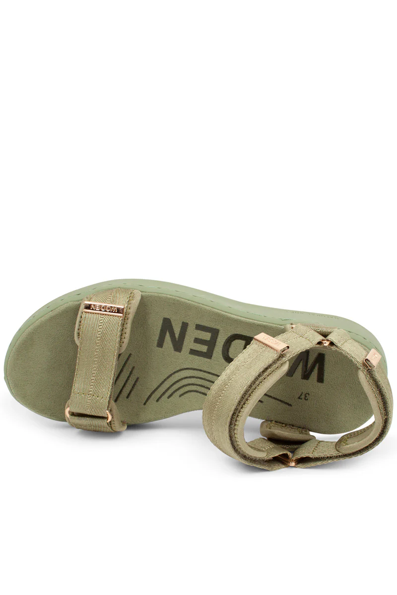 Line | Dusty Olive | Sandaler fra Woden - Image 8