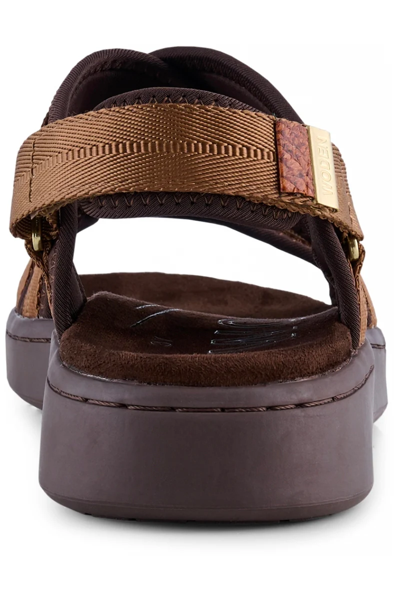 Line Cross | Latte | Sandals fra Woden - Image 11