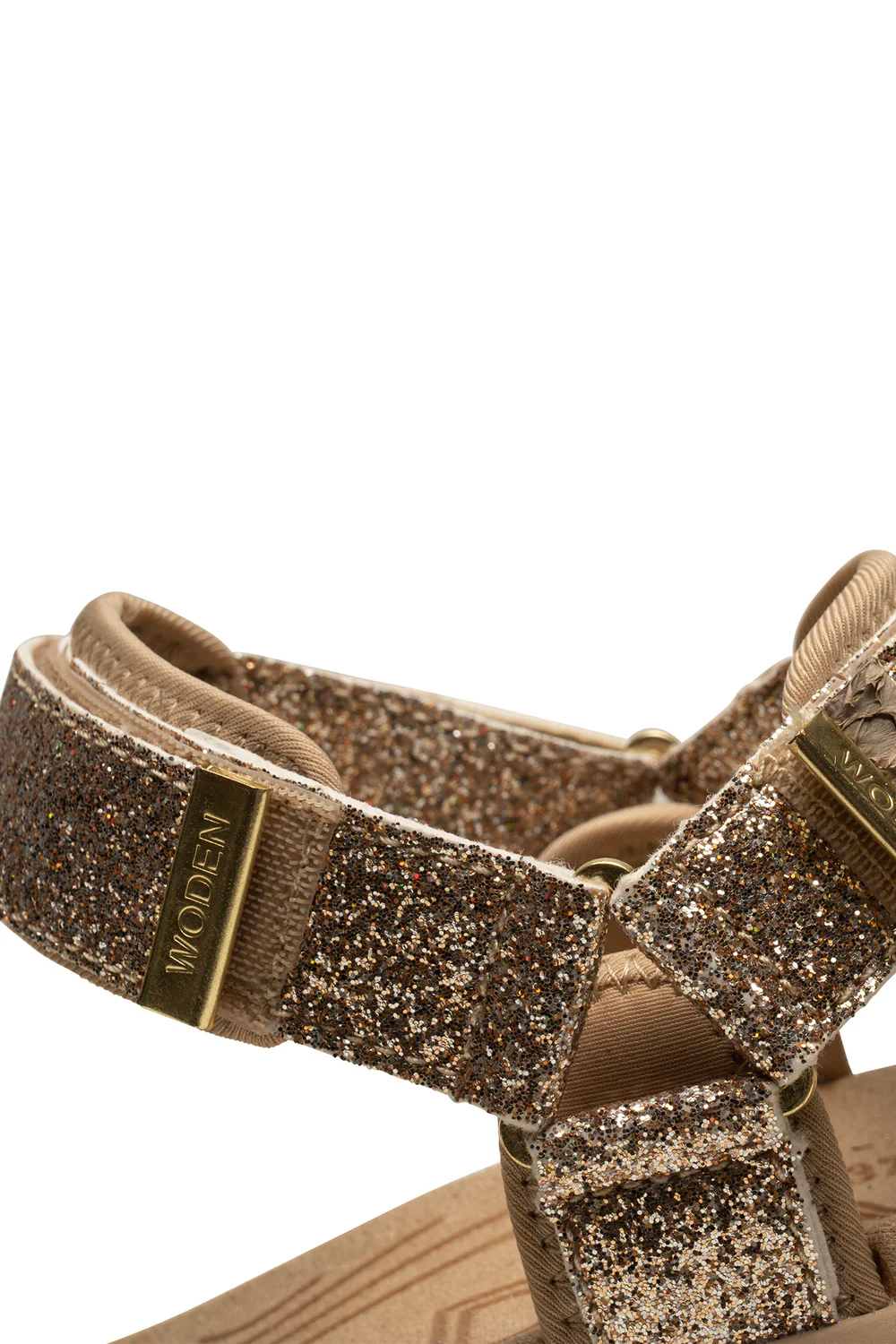 Line Glitter | Coffee Cream | Sandaler fra Woden - Image 9