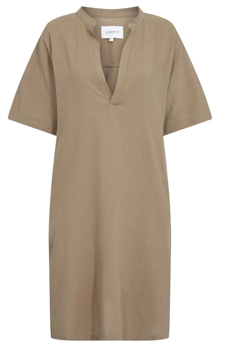 Line Tunic | Brown | Kjole fra Liberté - Image 2