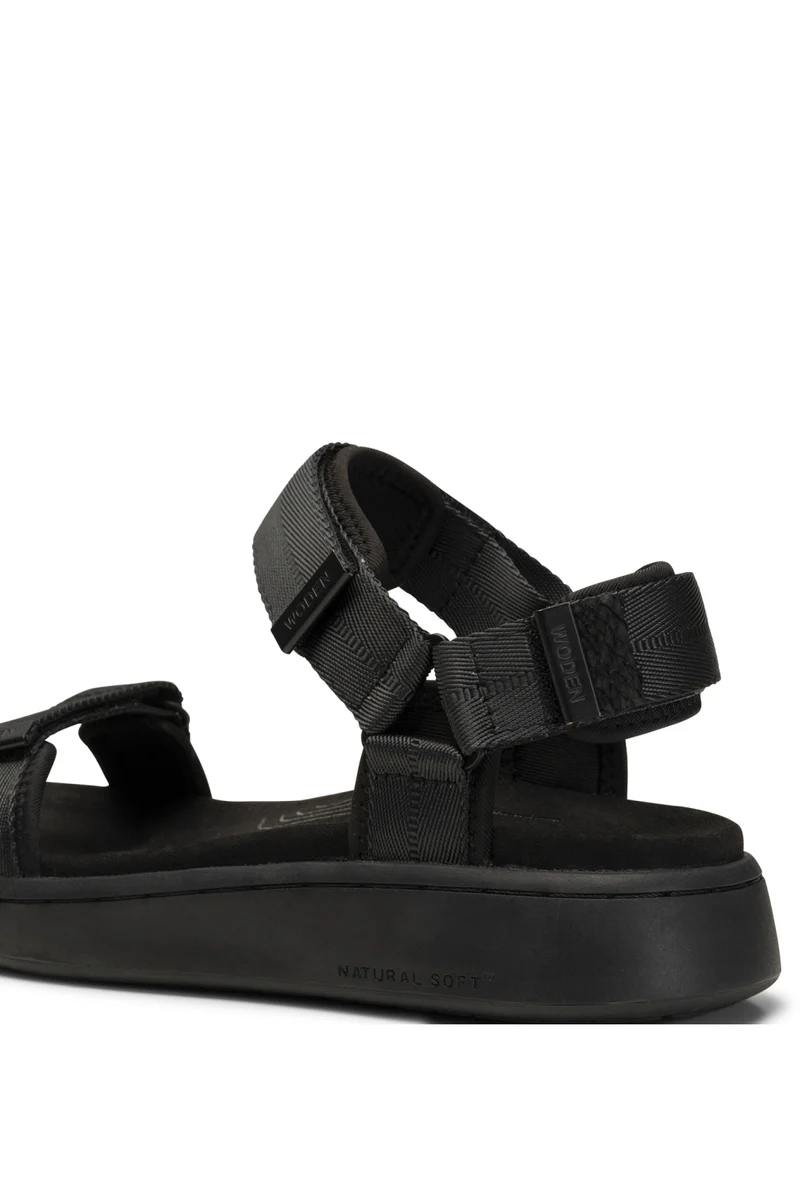 Line | Black/Black | Sandaler fra Woden - Image 16