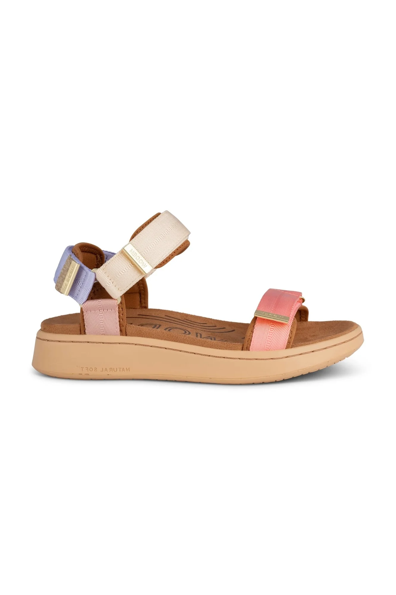 Line | Butter Multi | Sandaler fra Woden - Image 2
