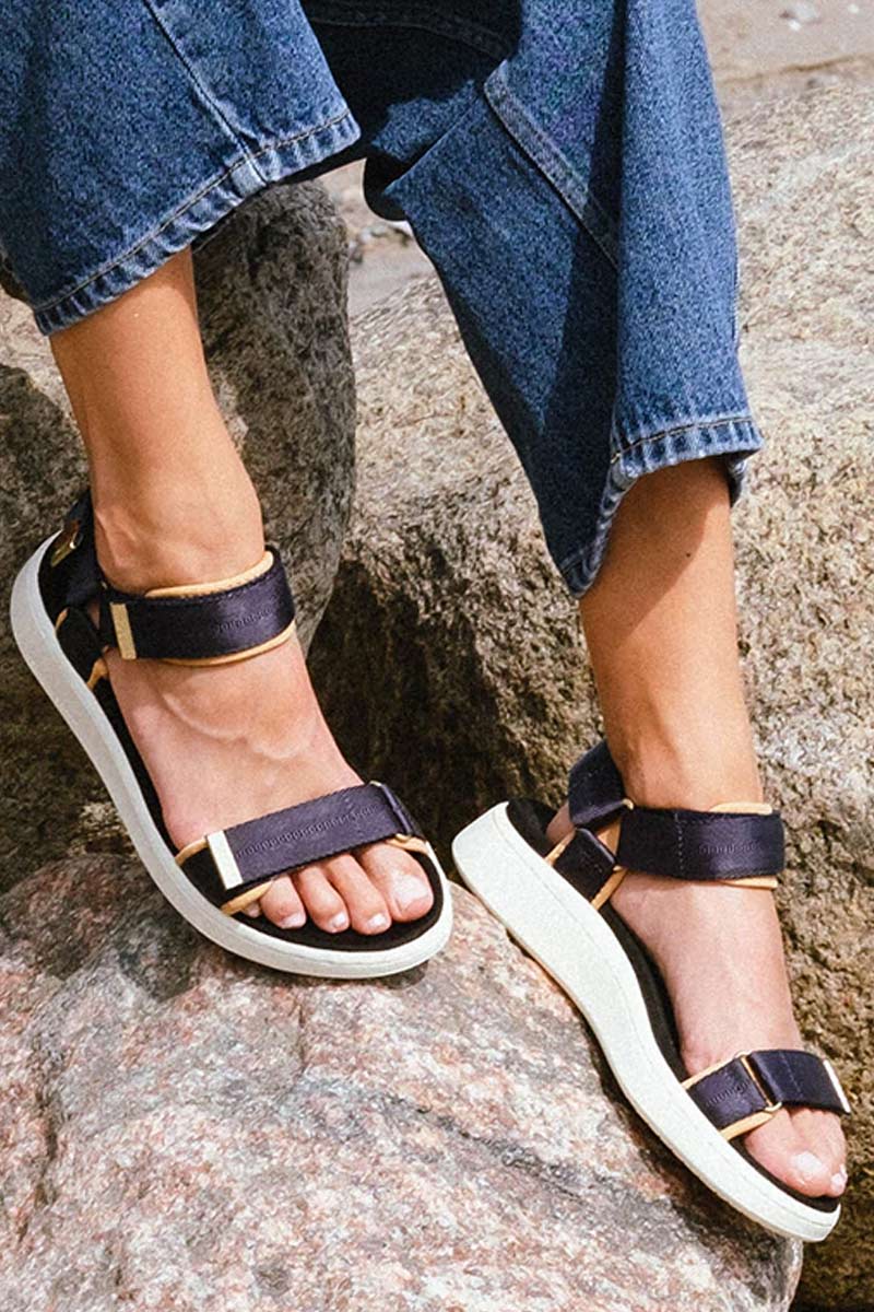 Line | Dark Navy | Sandaler fra Woden - Image 14