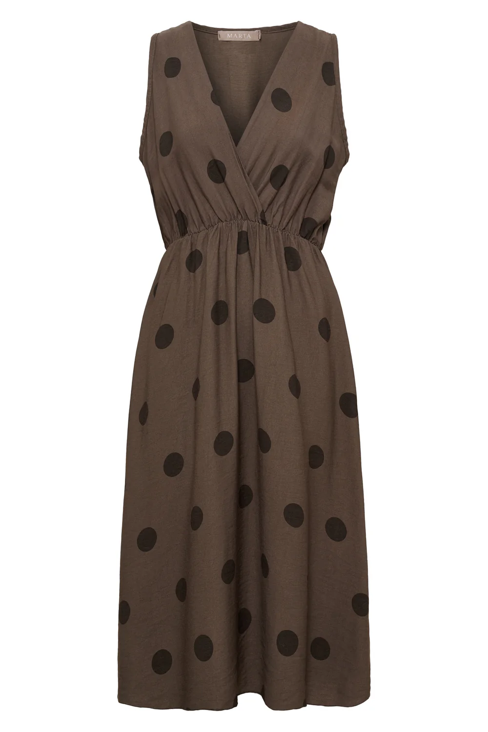 Linetta Dress | Brown Dot