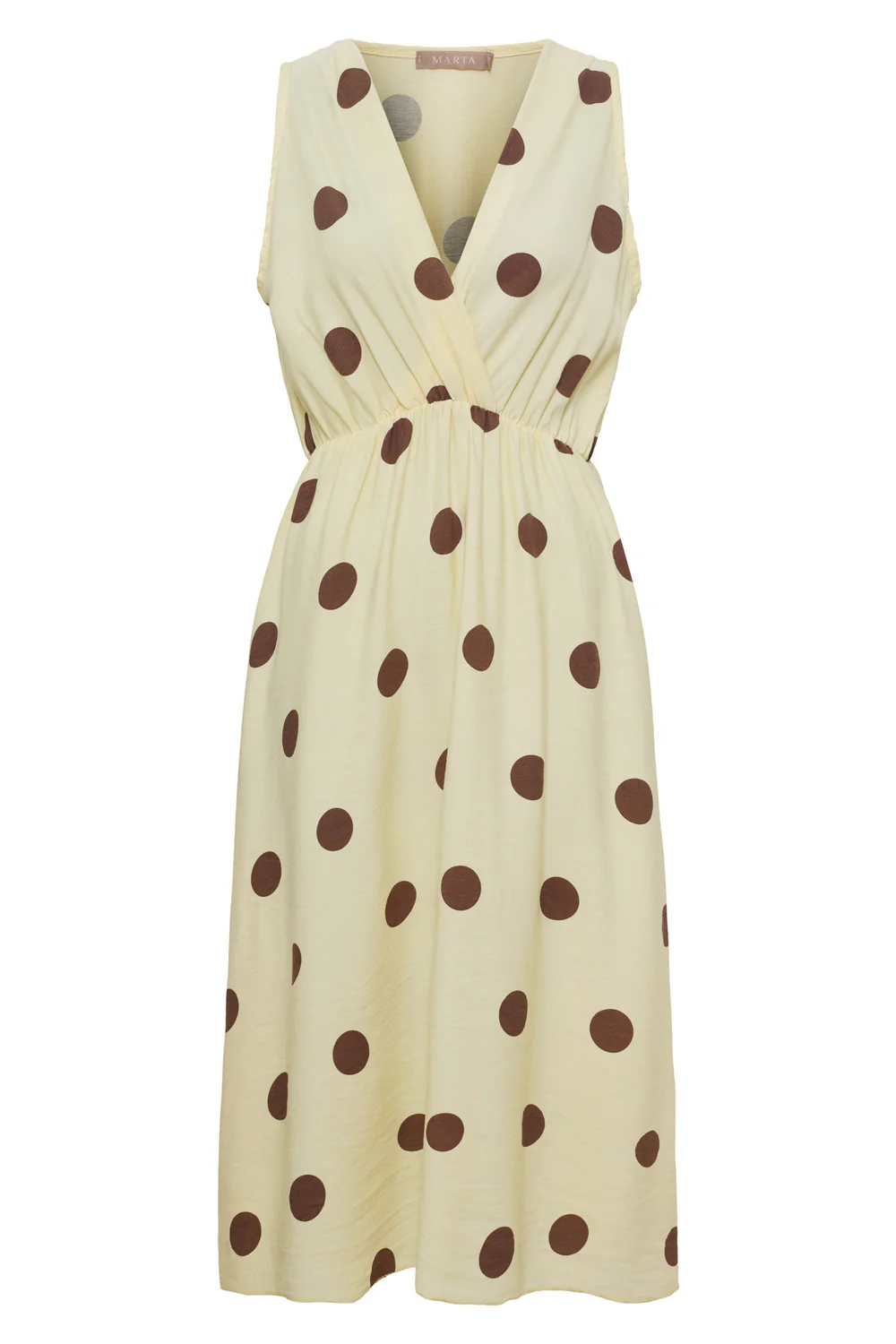 Linetta Dress | Yellow Dot