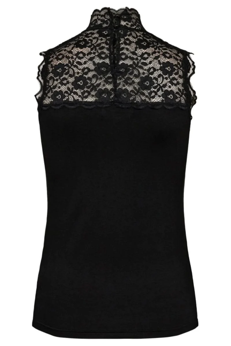 Lisa Lace Top | Black | Bluse fra Liberté - Image 3