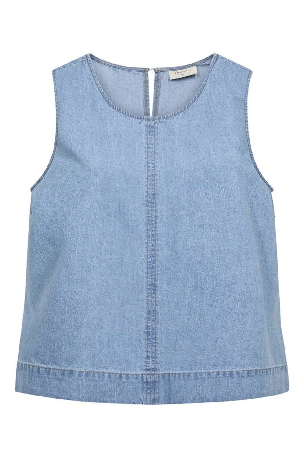 Lisea Blouse 208111 | Light Blue Denim | Bluse fra Freequent