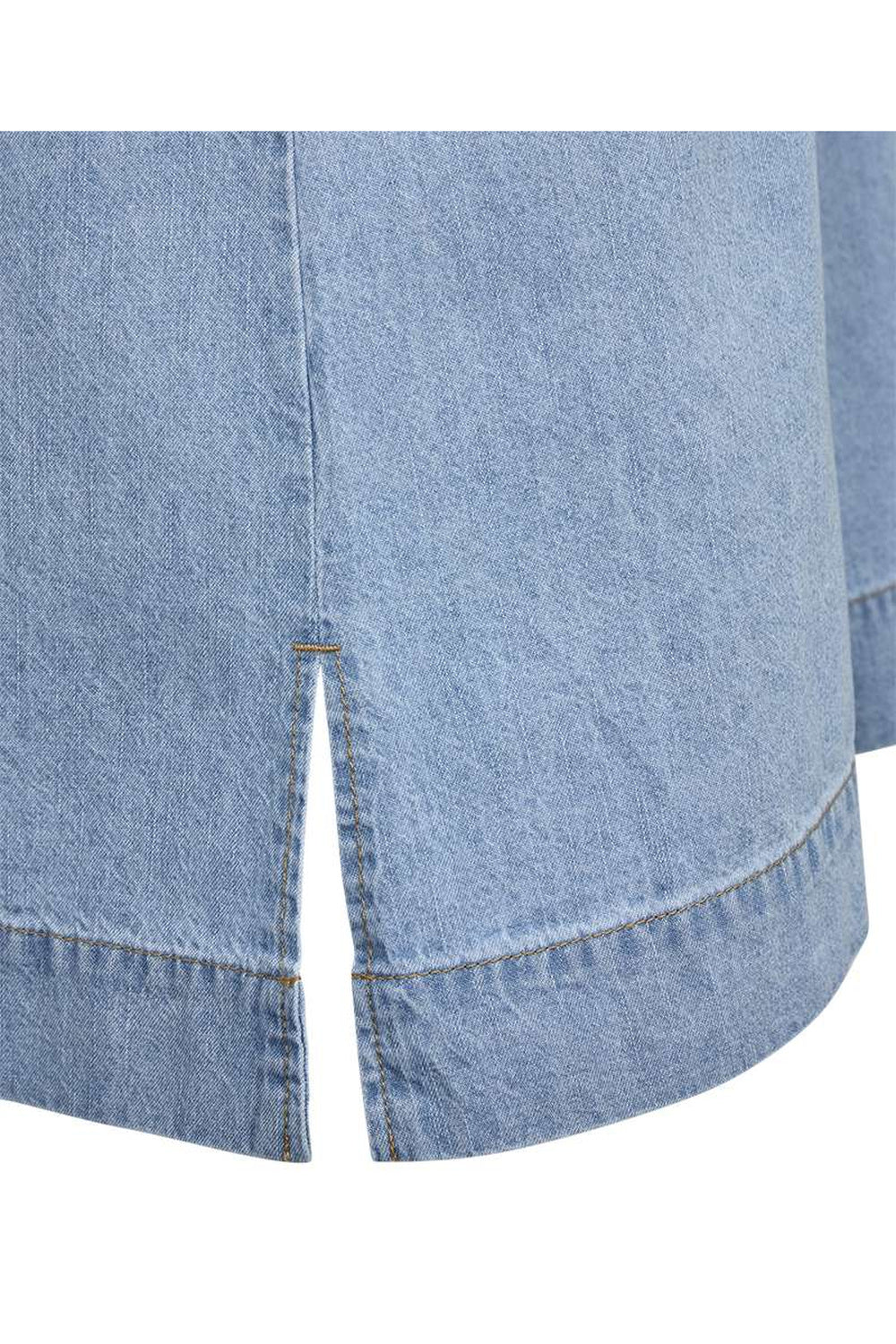 Lisea Blouse 208111 | Light Blue Denim | Bluse fra Freequent - Image 5