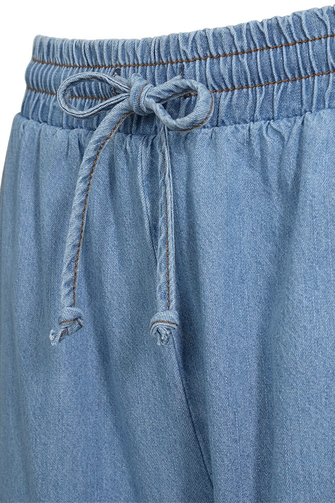 Lisea Pants 204769 | Light Blue Denim | Bukser fra Freequent - Image 8