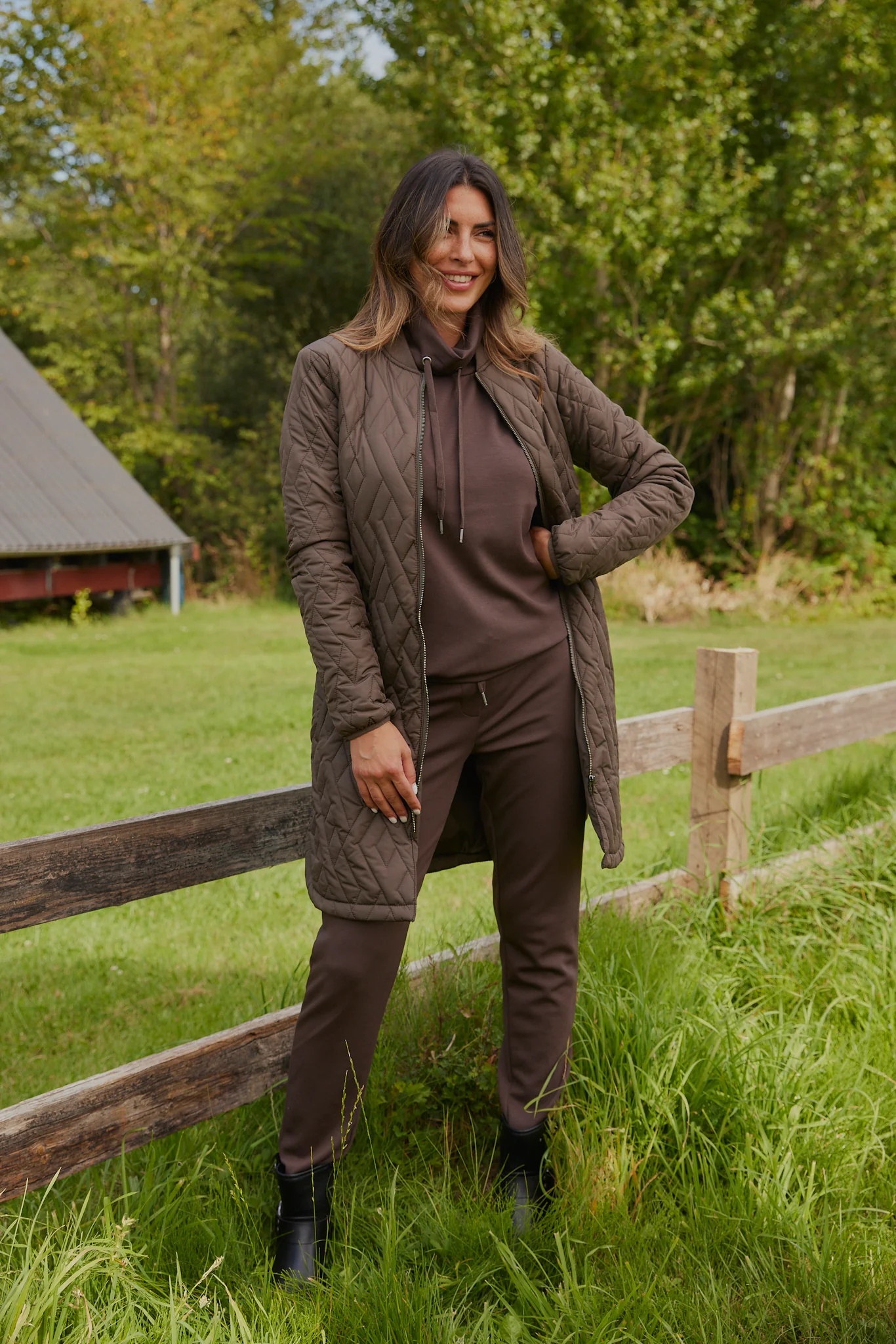 Lola Quilt Jacket | Morel | Jakke fra French Laundry - Image 4