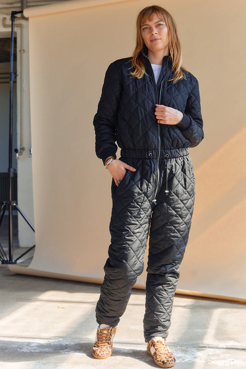 Lolly quilt jumpsuit | Sort | Termodragt fra French Laundry - Image 11