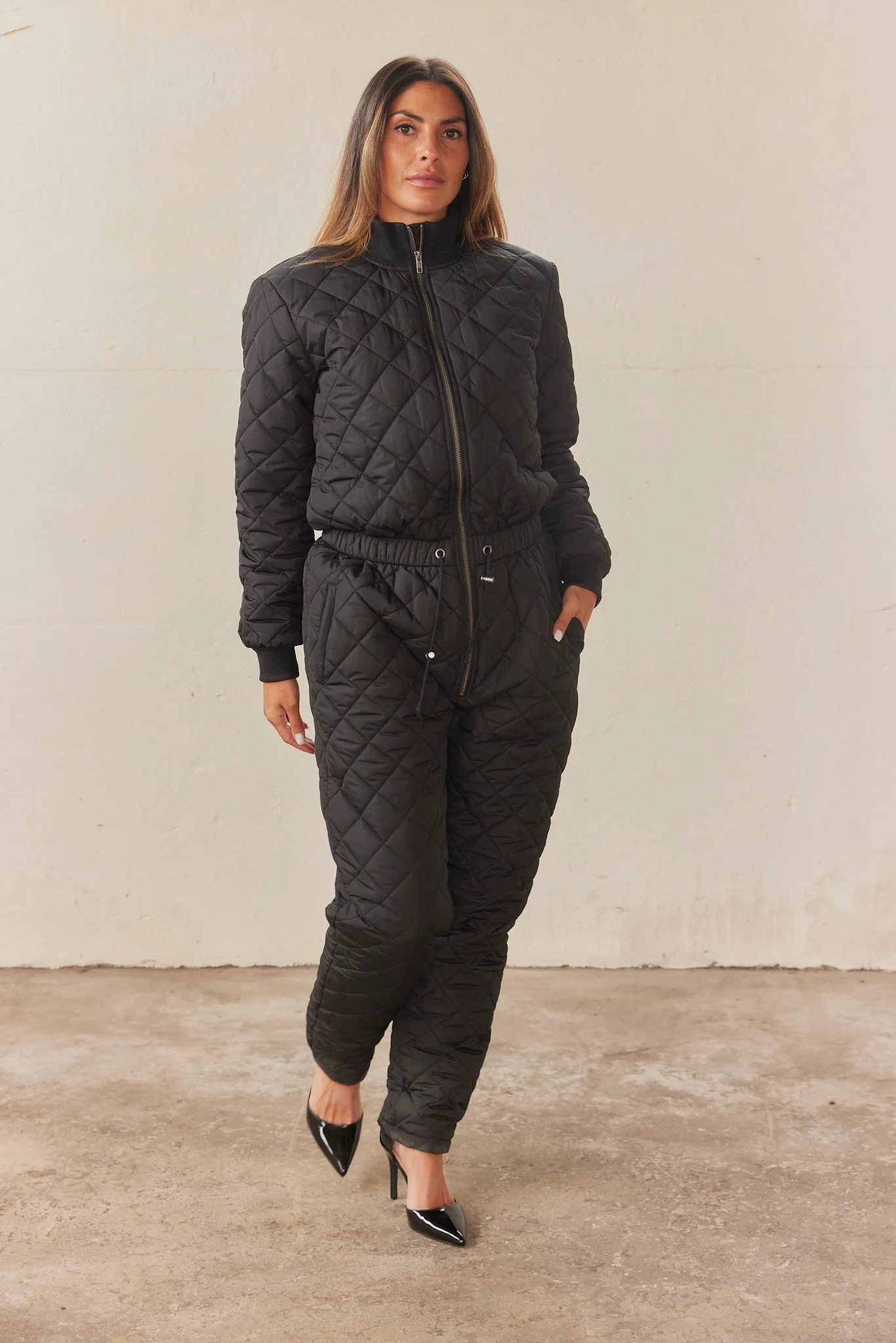 Lolly quilt jumpsuit | Sort | Termodragt fra French Laundry - Image 17