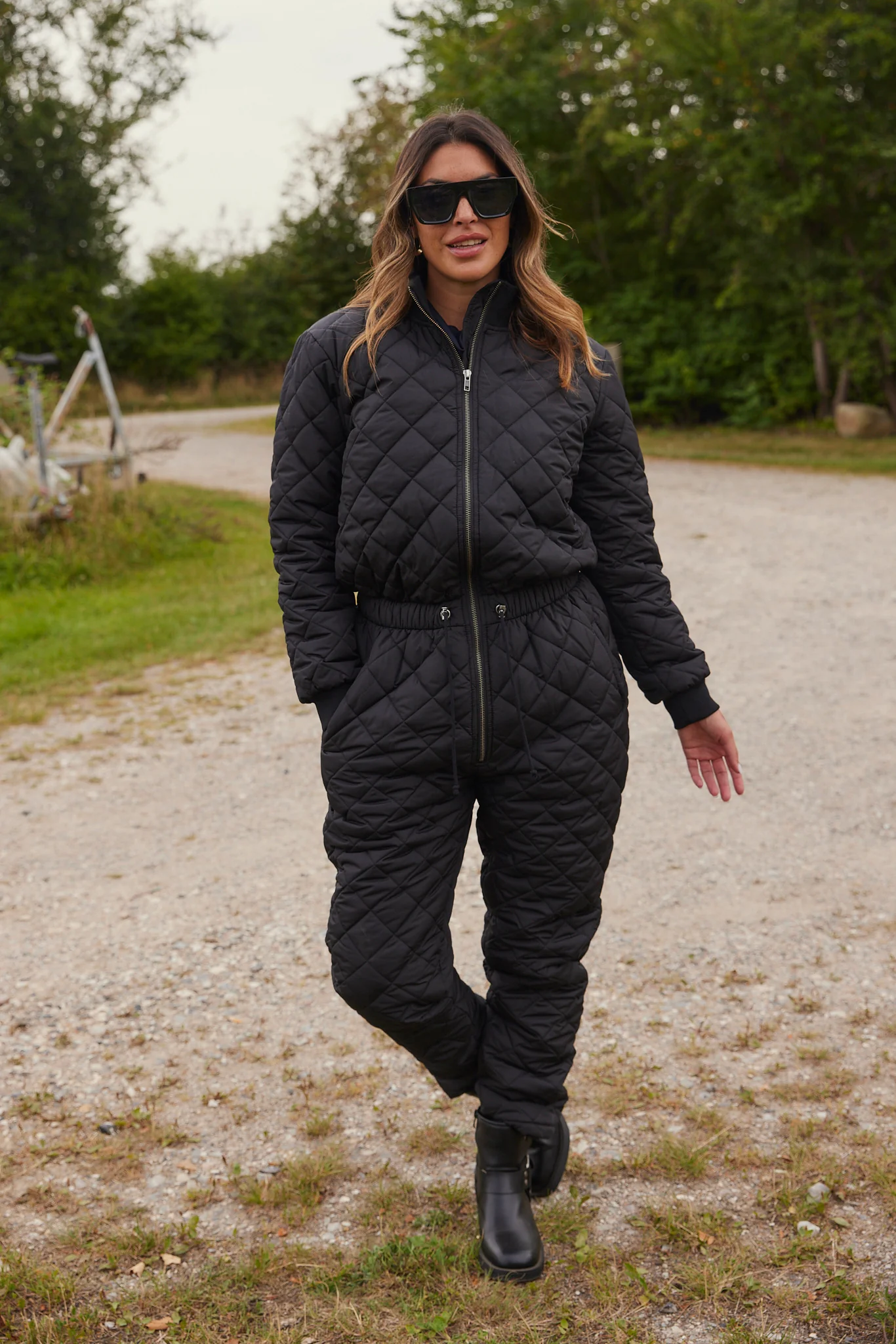 Lolly quilt jumpsuit | Sort | Termodragt fra French Laundry - Image 4