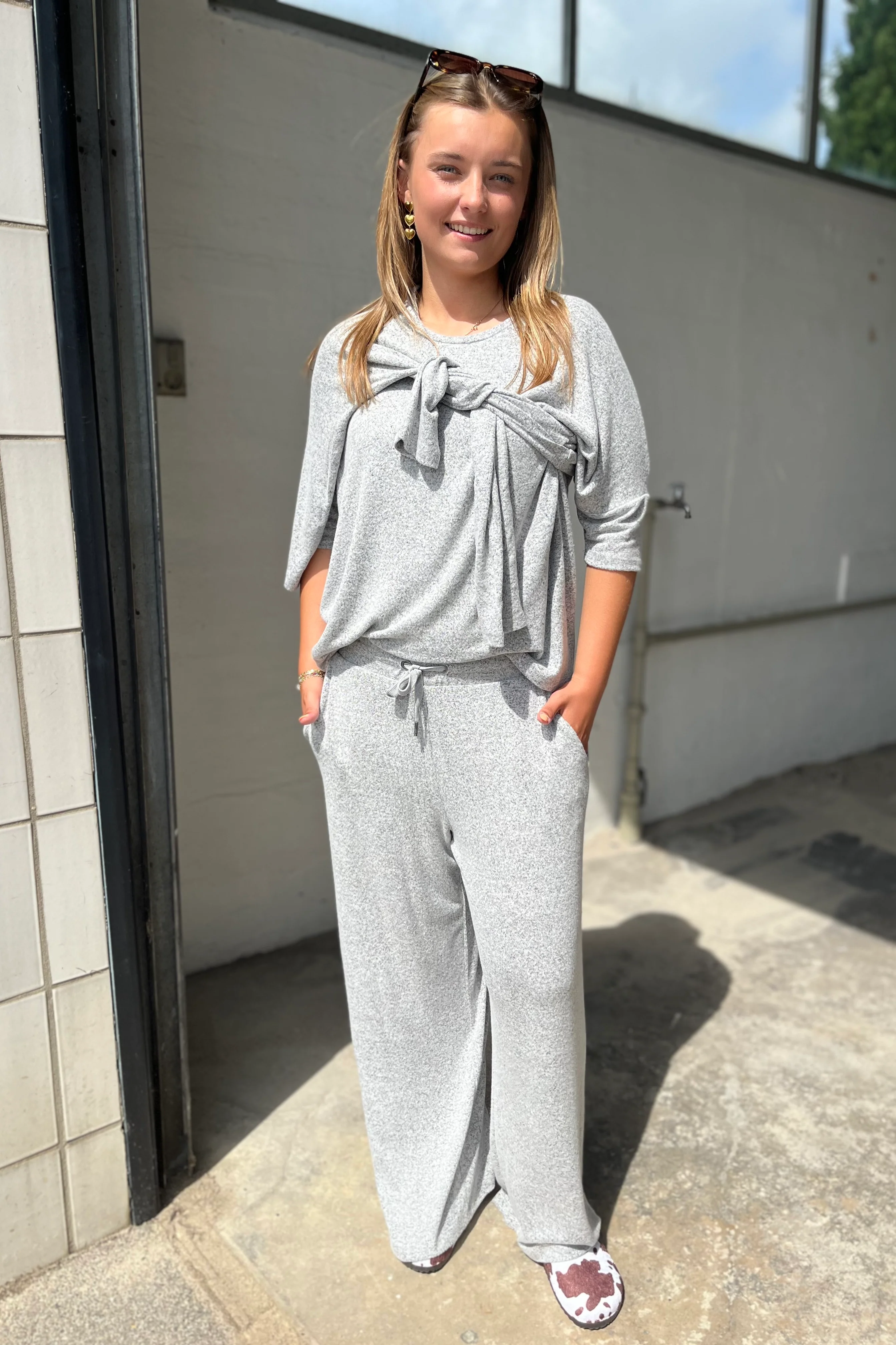 Lora Pants | Grå | Bukser fra French Laundry - Image 5