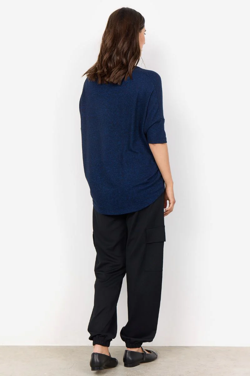 Lora Ss Blouse | Blå | Bluse fra French Laundry - Image 6