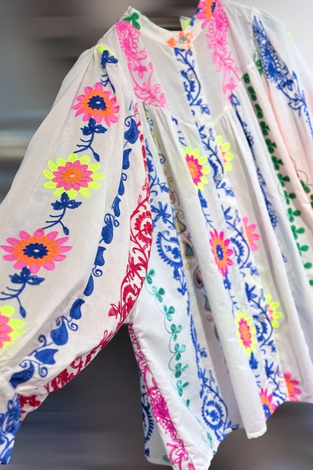 Loulou Shirt | Multi White - Image 2