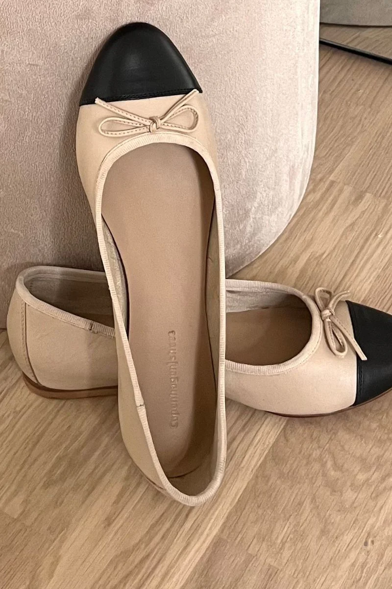 Lovely | Blackbeige | Ballerina fra Copenhagen Shoes - Image 3
