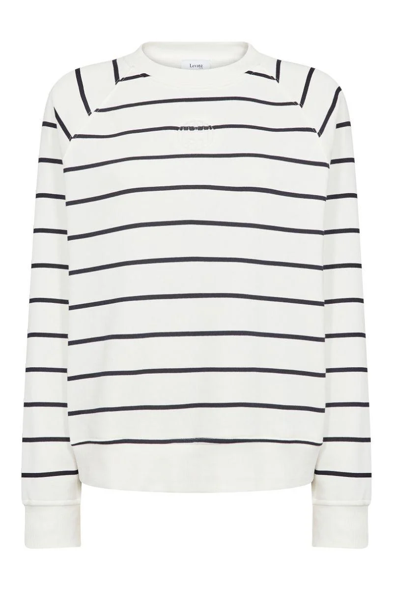 Nuka 22 | Star White Combi | Sweatshirt fra Levete Room