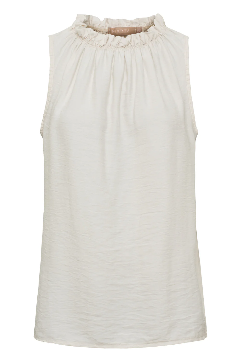 Lucina Solid Top | Beige Solid