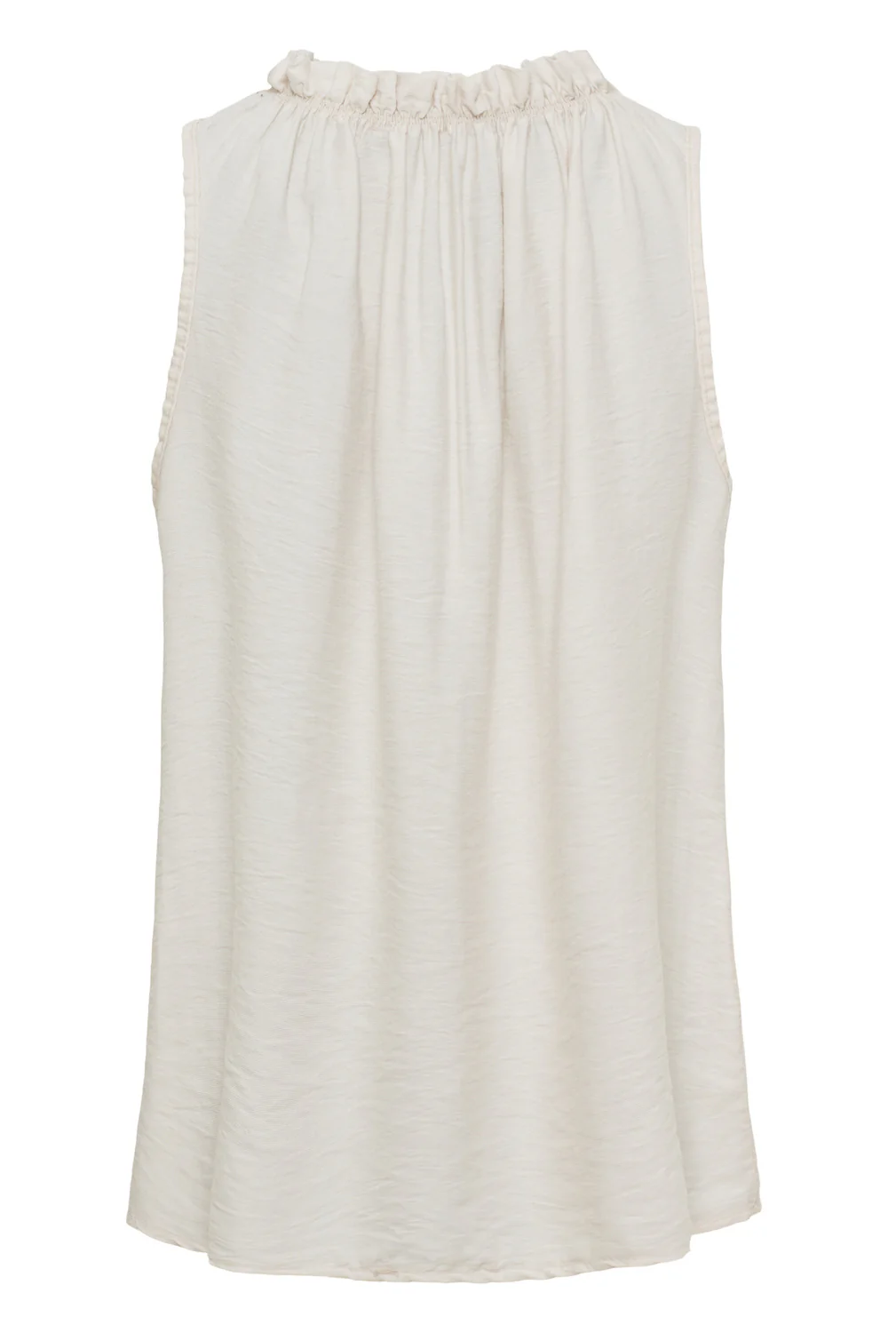 Lucina Solid Top | Beige Solid - Image 3
