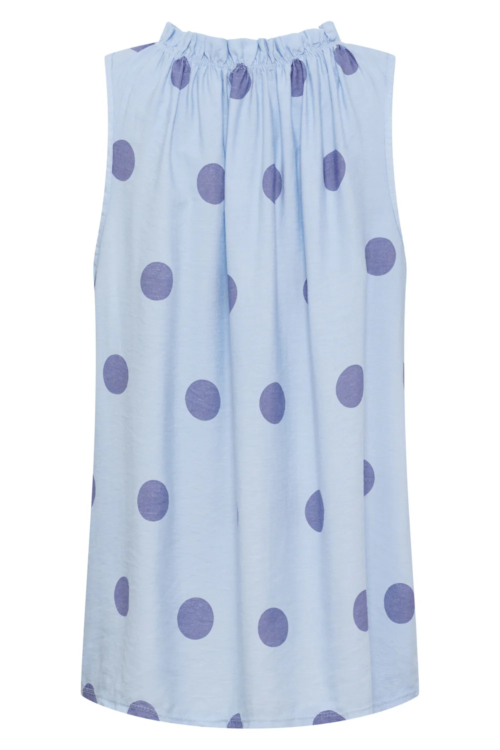 Lucina Dot Top | Celeste Polka Dot - Image 2
