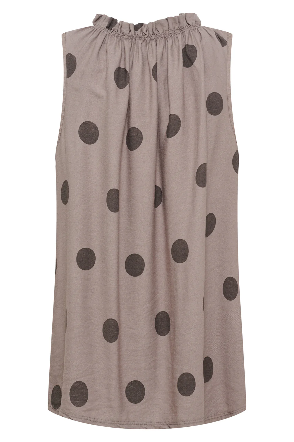 Lucina Dot Top | Fango Polka Dot - Image 2