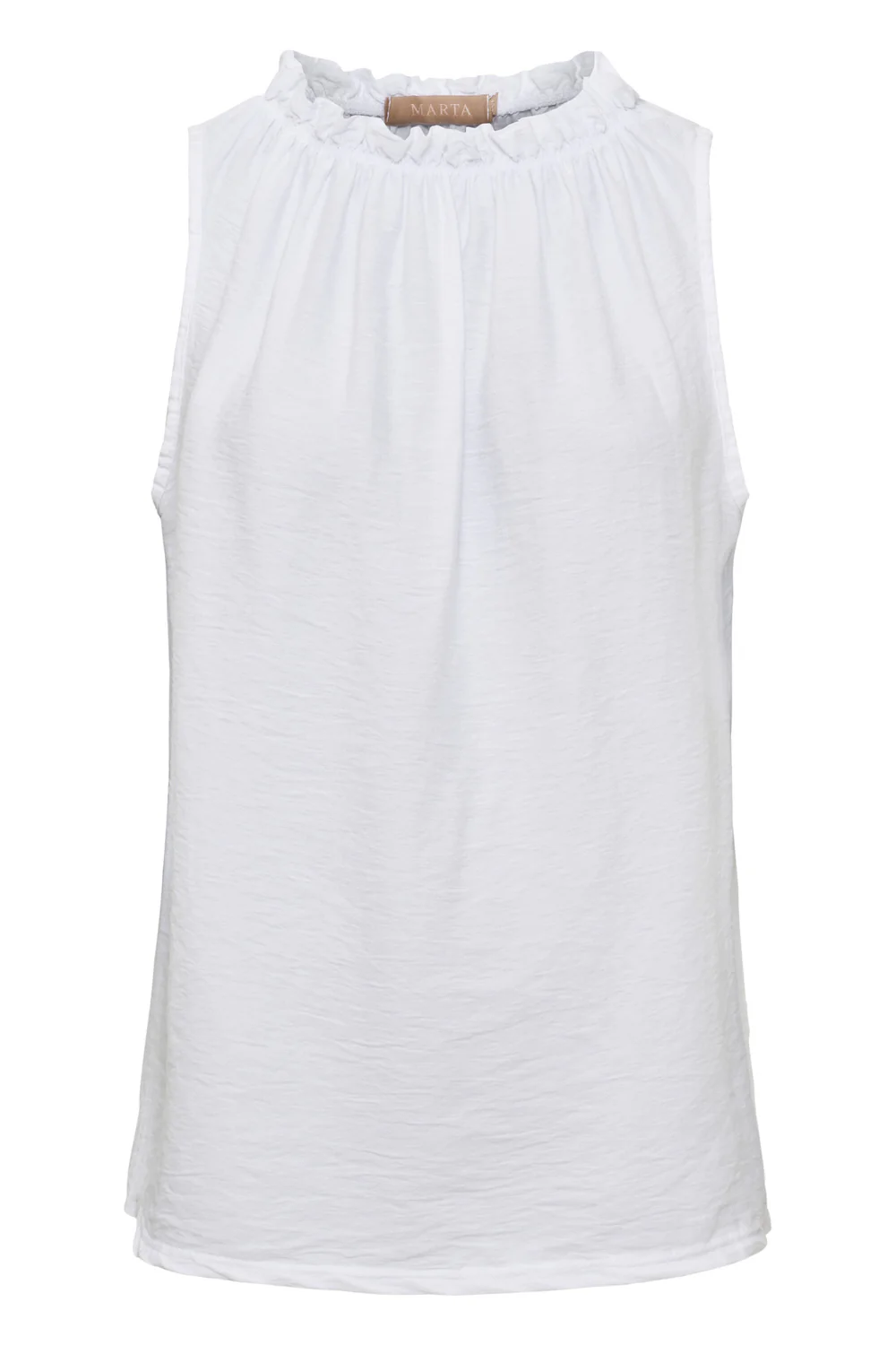 Lucina Solid Top | White Solid