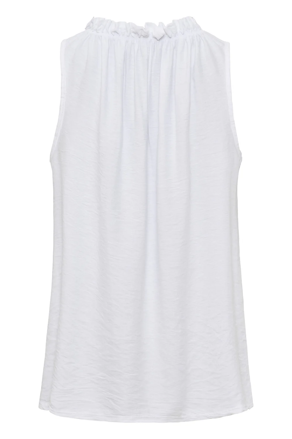 Lucina Solid Top | White Solid - Image 2