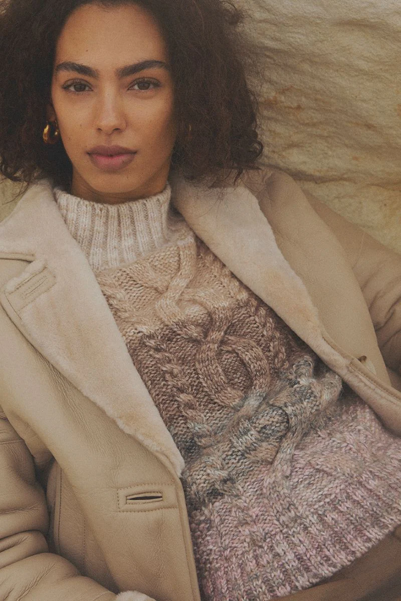 Lucy cable knit 54431 | SandStone | Strik fra Gustav - Image 10