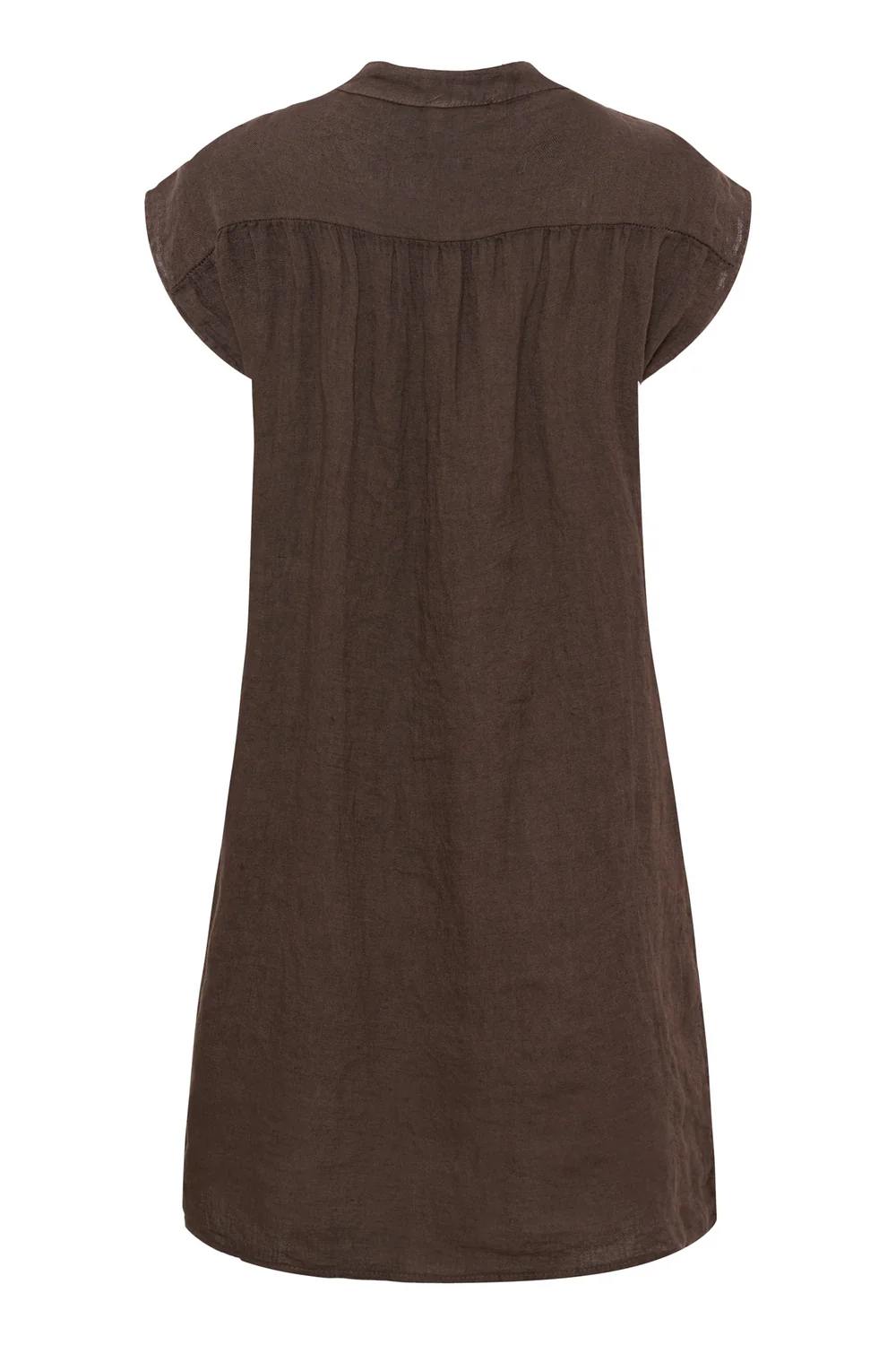 Luma Linen Dress | Mocha - Image 3