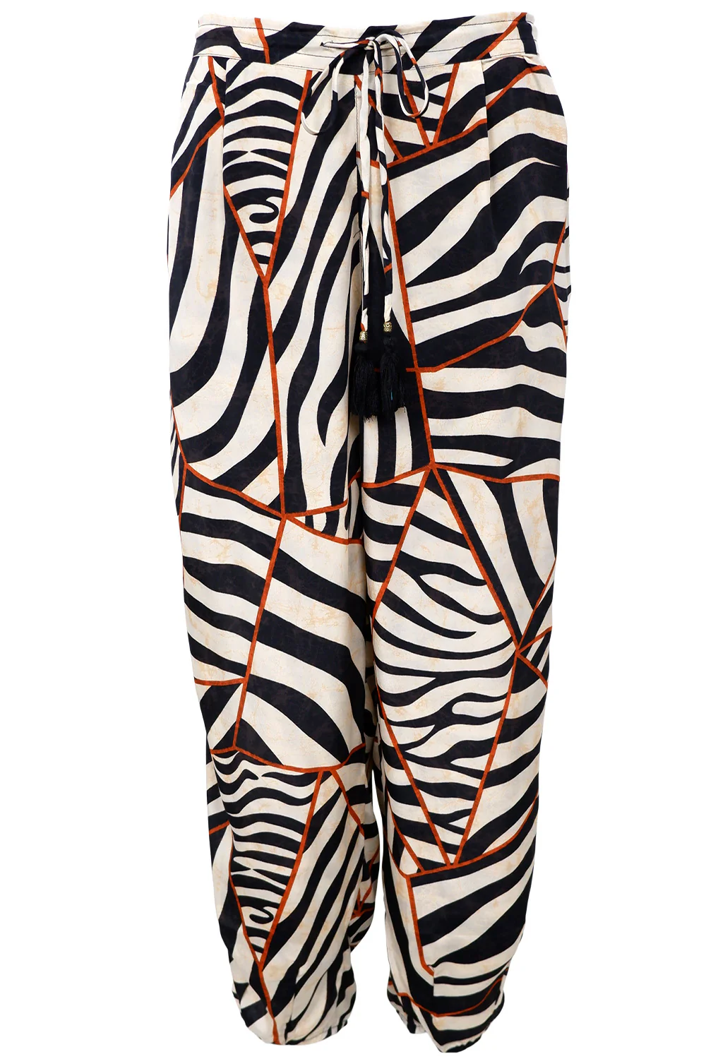 Luna Barrel Pant | Mosaic Black - Image 4