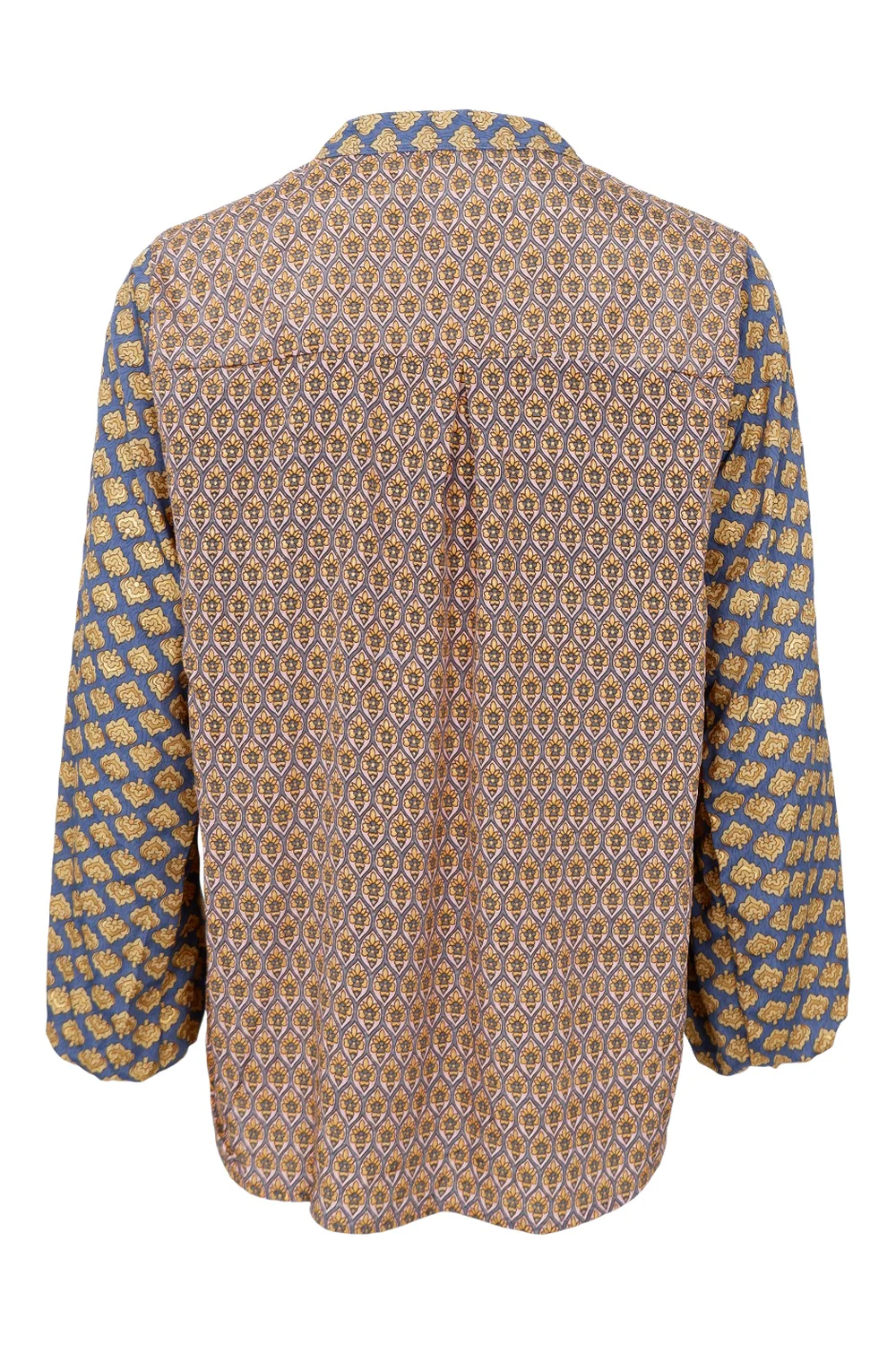 Luna Blouse | Blue Multi | Bluse fra Black Colour - Image 2