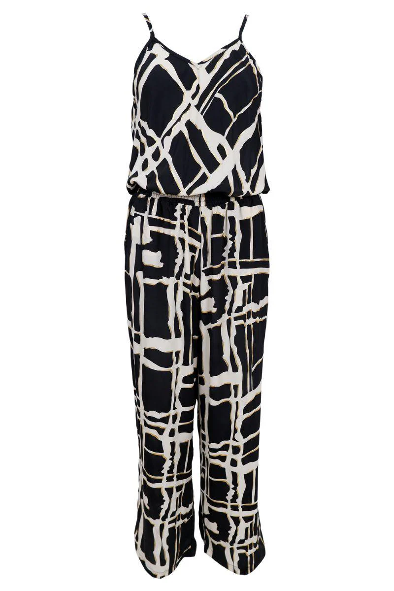 Luna Ella Jumpsuit | Black Art | Kjole fra Black Colour - Image 2